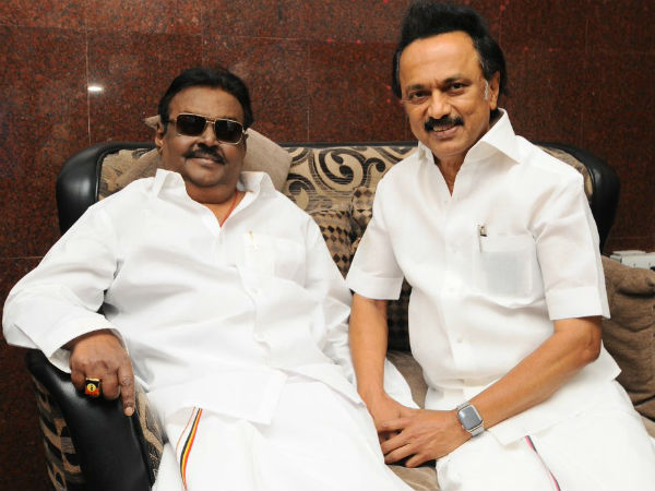 விஜயகாந்த் - மு.க.ஸ்டாலின்