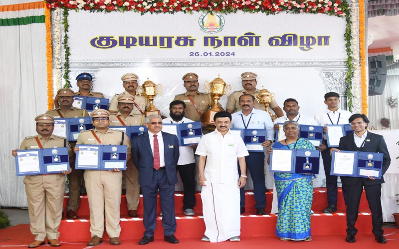 சிறந்த காவல் நிலையத்திற்கான முதலமைச்சரின் விருதுகள்!