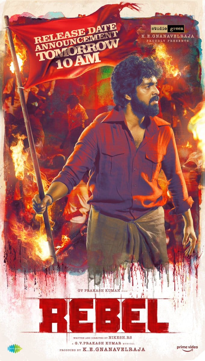 ஜிவி பிரகாஷ் நடிக்கும் 'ரிபெல்'..... ரிலீஸ் குறித்த அறிவிப்பு எப்போது?
