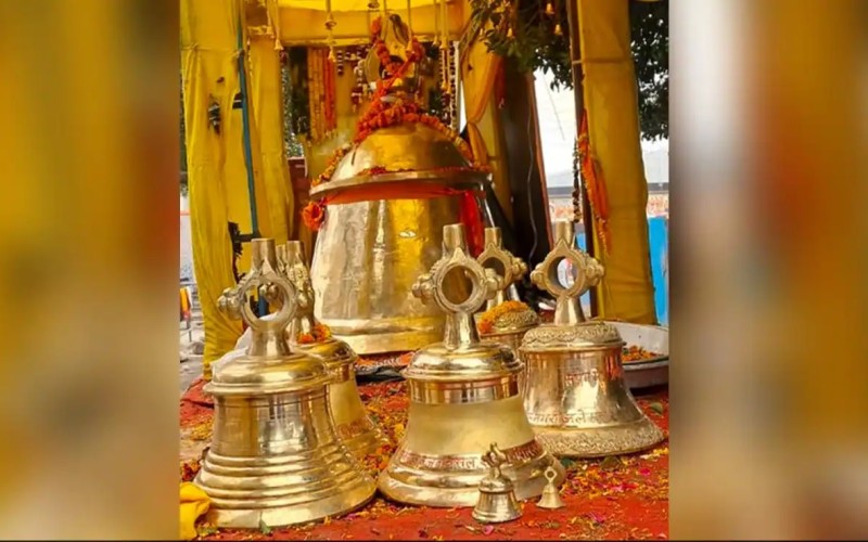 அயோத்தி ராமர் கோயில் திறப்பு விழாவிற்காக ராட்சத மணி தயாரிப்பு!