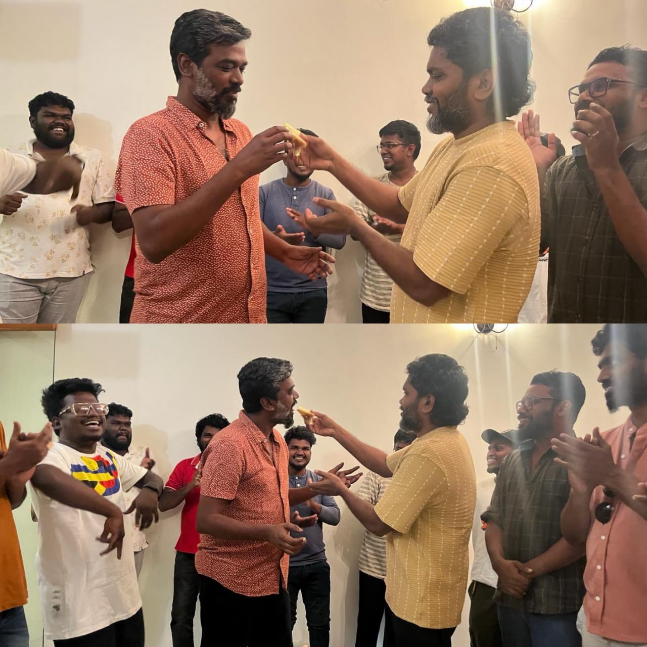 ப்ளூ ஸ்டார் படத்தின் வெற்றியை படக்குழுவுடன் கேட்டுக் கொண்டாடும் பா.ரஞ்சித்!