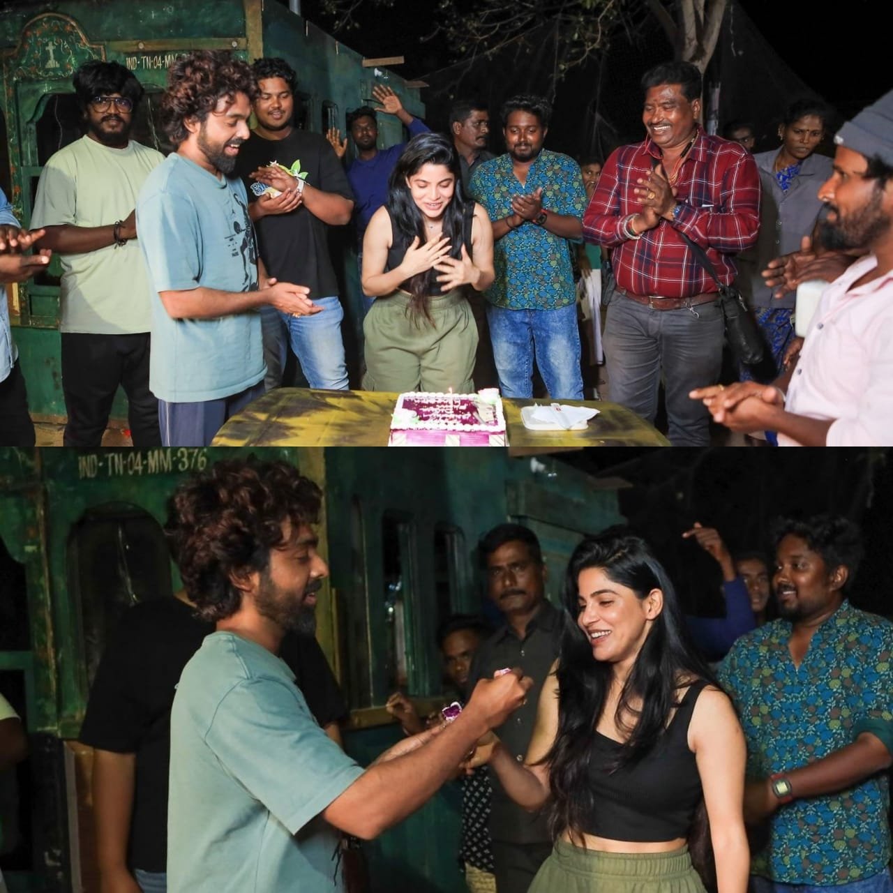 நடிகை திவ்ய பாரதியின் பிறந்தநாள்..... 'கிங்ஸ்டன்' படக்குழு கொடுத்த சர்ப்ரைஸ்!