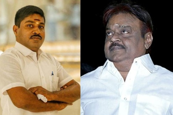 கேப்டன் நினைவிடத்தில் அஞ்சலி செலுத்திய ஜி.பி. முத்து!