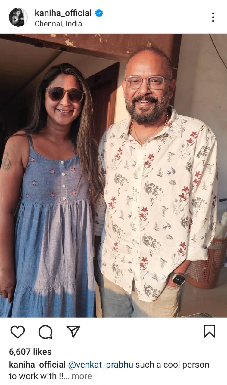 வெங்கட் பிரபுவின் The Greatest Of All Time படத்தில் இணைந்த பிரபல சீரியல் நடிகை!