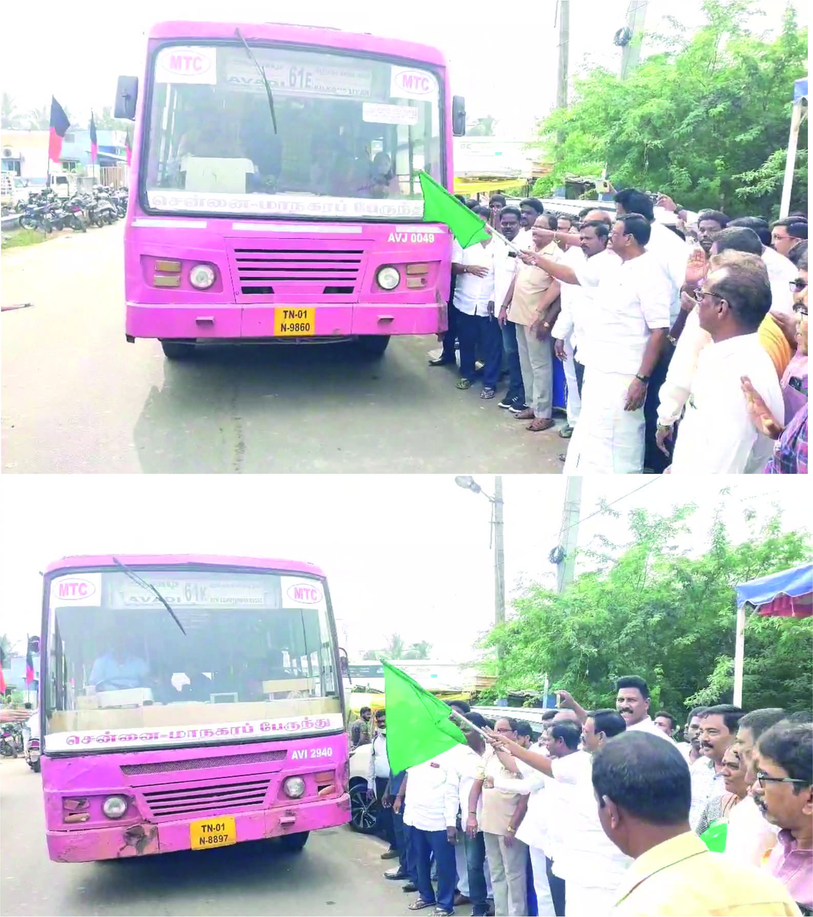 பேருந்து பணிமனையில் குளிரூட்டப்பட்ட ஓய்வறையை திறந்து வைத்த சட்ட மன்ற உறுப்பினர் சா.மு.நாசர்!