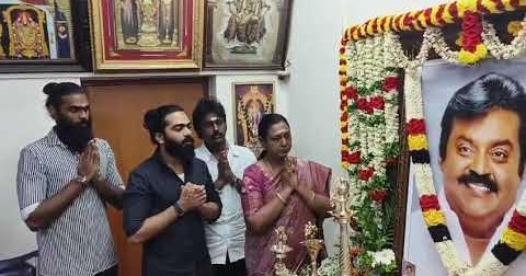 விஜயகாந்த் மகன்களுடன் நடிகர் சிம்பு.... வைரலாகும் புகைப்படங்கள்!