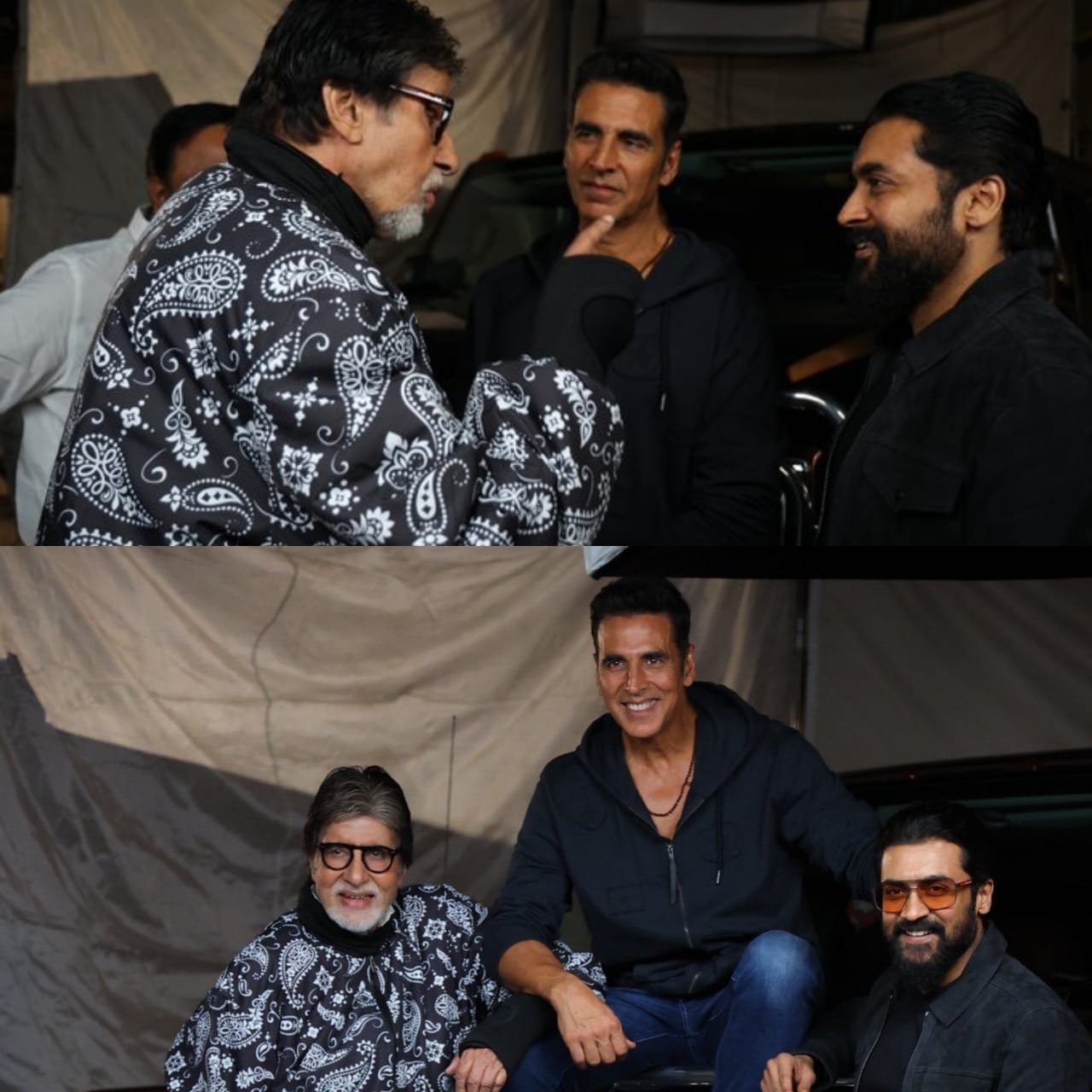 சூரரைப் போற்று இந்தி ரீமேக்கில் அமிதாப்பச்சனா?.... வைரலாகும் புகைப்படம்!