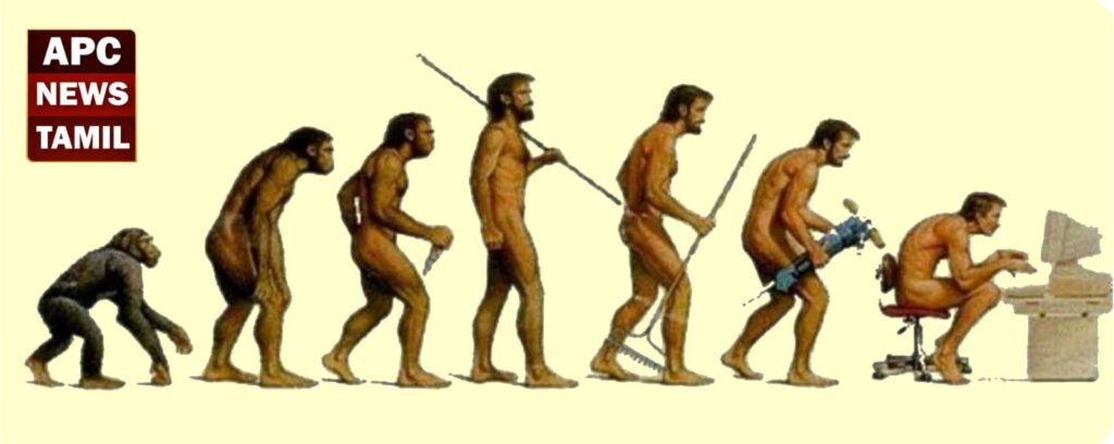 ஆதி மனிதன் மொழியை கண்டுபிடித்து, பேசும் ஆற்றலை பெற்று, சுயமாக சிந்திக்க தொடங்கியதும் அவனுக்குள் எழுந்த முதல் கேள்வி