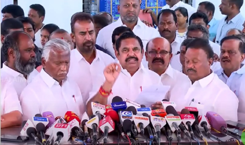 "பார்வையற்ற மாற்றுத்திறனாளிகளின் கோரிக்கையை அரசு நிறைவேற்ற வேண்டும்"- எடப்பாடி பழனிசாமி வலியுறுத்தல்!