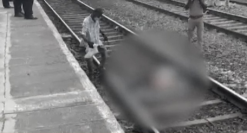 குழந்தைகளுடன் ரயில் முன் பாய்ந்து தாய் தற்கொலை!