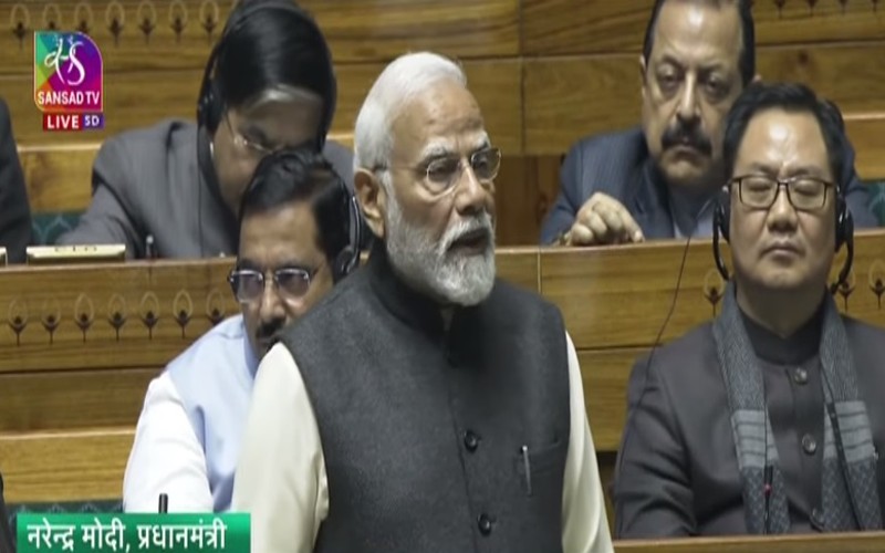 "இந்தியர்கள் சோம்பேறி என் நேரு கருதி இருந்தாரா?"- மக்களவையில் பிரதமர் நரேந்திர மோடி கேள்வி!