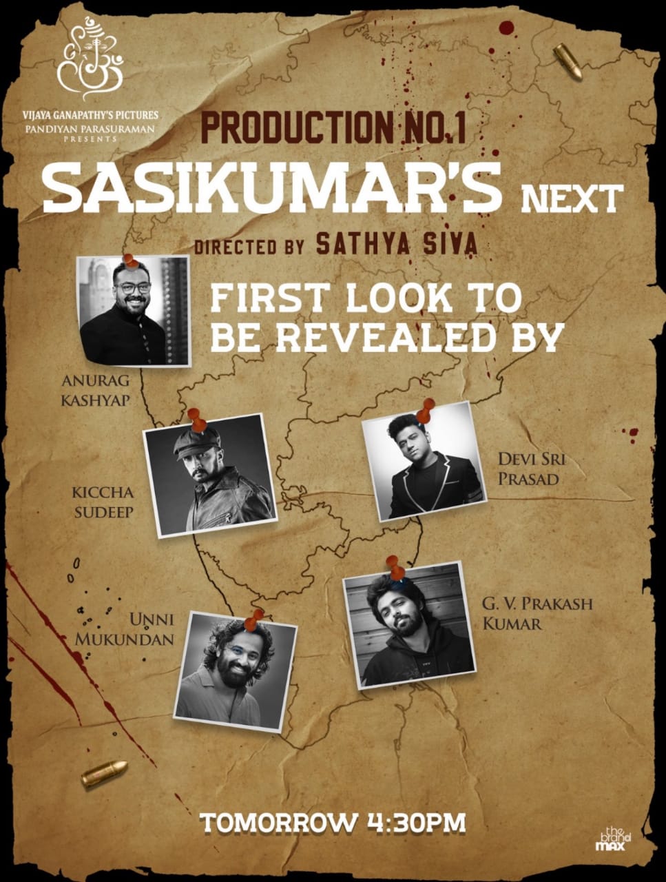 சசிகுமாரின் அடுத்த படம்..... ஃபர்ஸ்ட் லுக் குறித்த அறிவிப்பு!