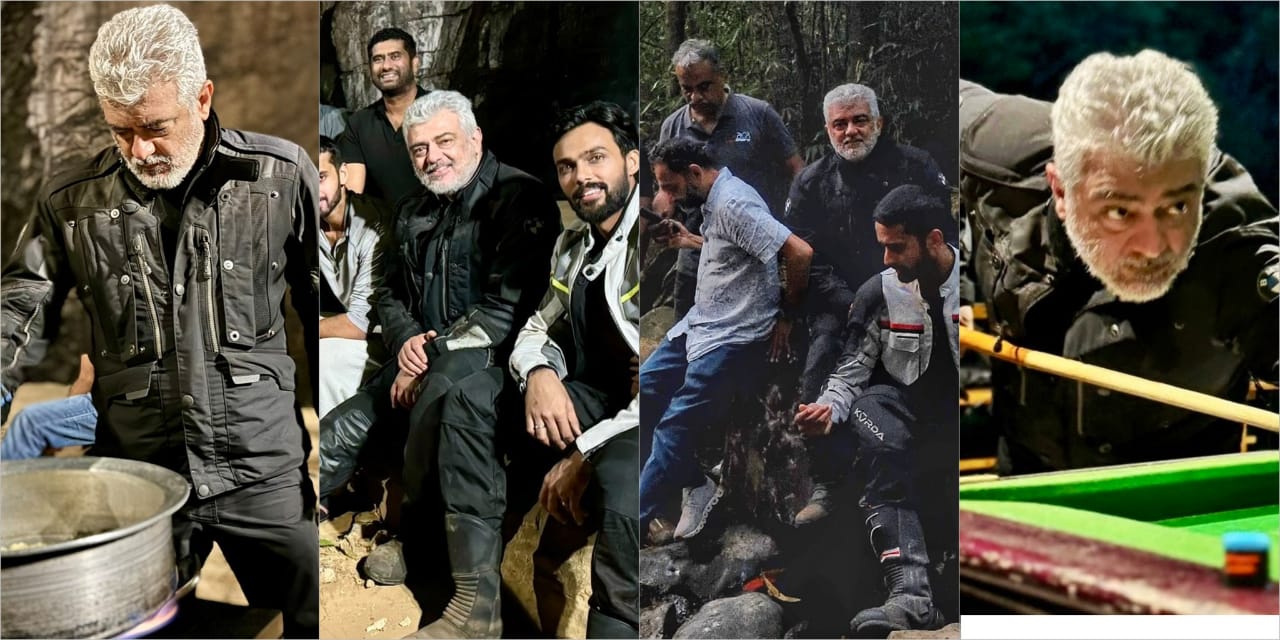 நண்பர்களுடன் சமைத்து சாப்பிட்ட நடிகர் அஜித்!