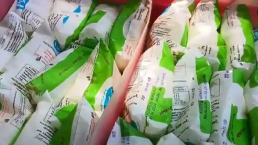 பால் பாக்கெட்டுகளில் தேர்தல் விழிப்புணர்வு வாசகங்கள்!