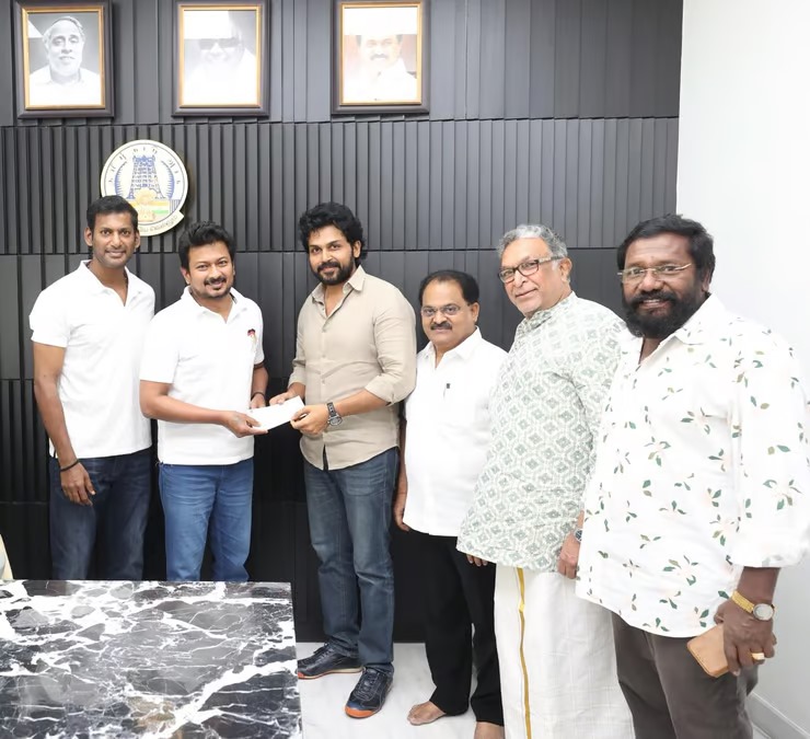 தென்னிந்திய நடிகர் சங்க கட்டடப் பணிக்கு 1 கோடி வழங்கிய கமல்ஹாசன்!