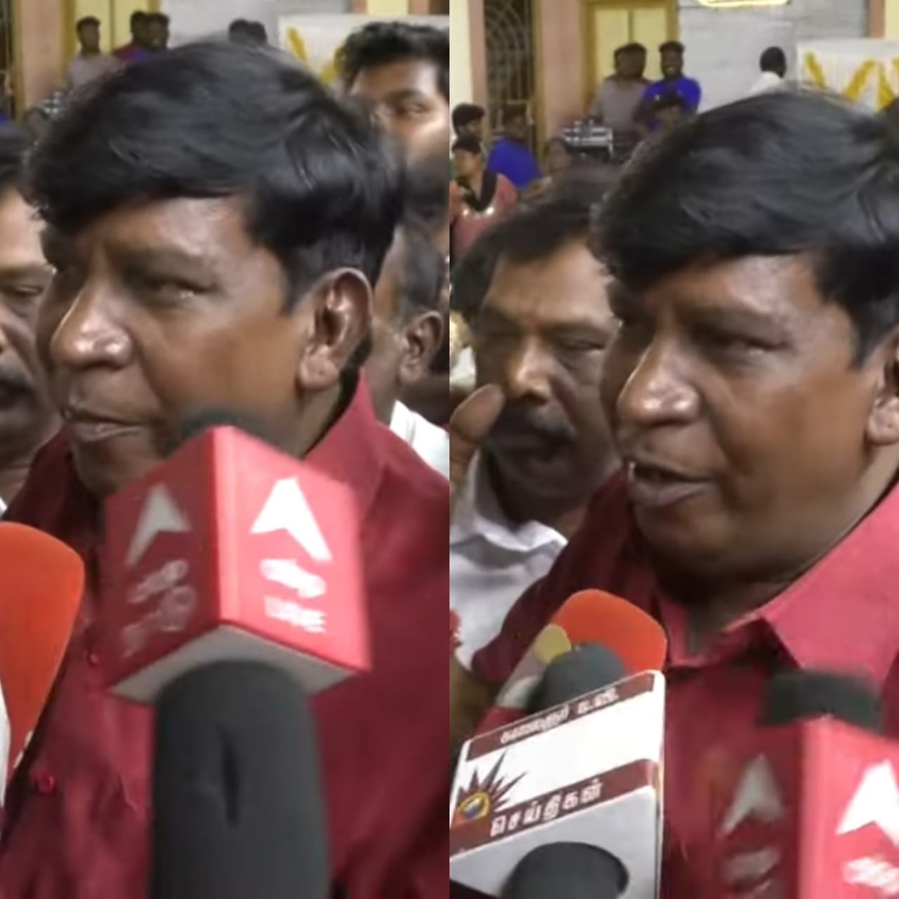 இது கலைஞர் ஐயாவின் சமாதி அல்ல சன்னதி..... நடிகர் வடிவேலு நெகிழ்ச்சி!