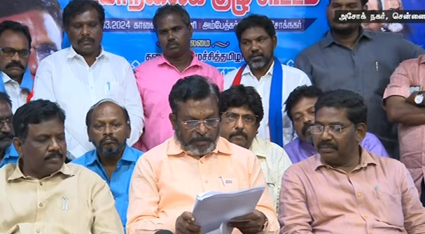 "தி.மு.க.விடம் 3 தொகுதிகளைக் கேட்டிருக்கிறோம்"- தொல்.திருமாவளவன் எம்.பி. பேட்டி!