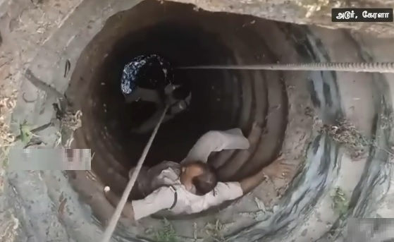 50 அடி ஆழ கிணற்றில் தவித்த பெண் பத்திரமாக மீட்பு!