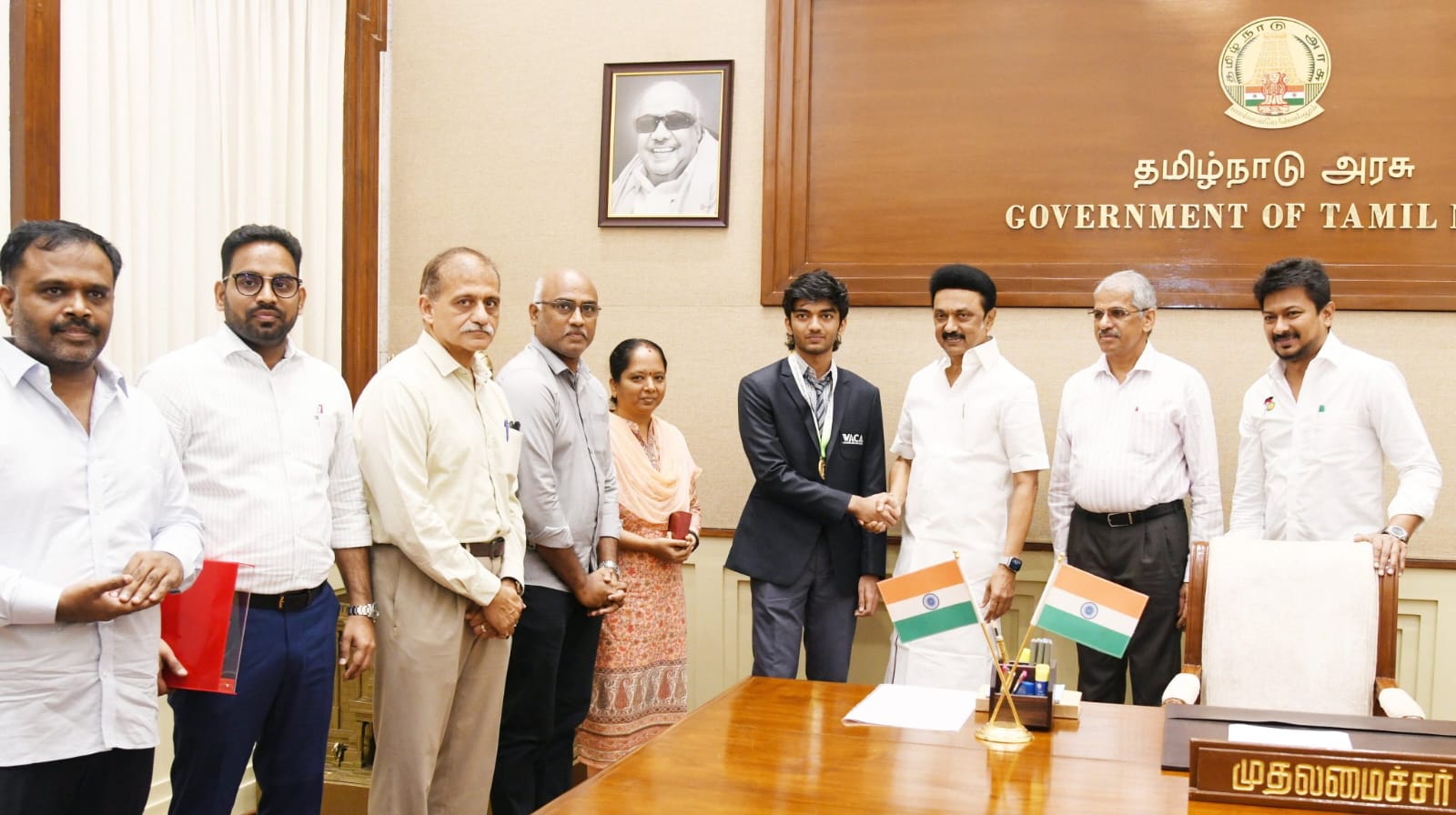 குகேஷுக்கு முதலமைச்சர் மு.க.ஸ்டாலின் வாழ்த்து!