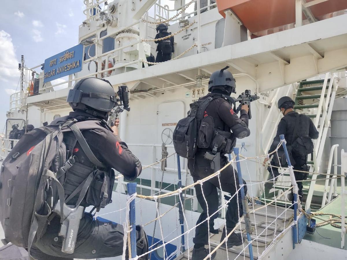 தமிழக கடலோர பாதுகாப்பை உறுதிப்படுத்த ‘ சாகர் கவாச்’ பாதுகாப்பு ஒத்திகை