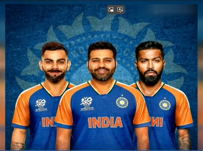 இந்திய அணி சீருடை காவி இடம்பெற்றதால் விமர்சனம்