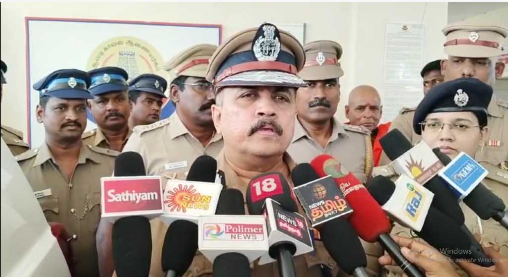 ஆவடி காவல் ஆணையர் சங்கர் 