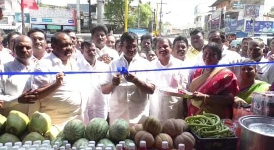 திருமுல்லைவாயலில் நீர் மோர் பந்தல் திறந்து வைத்தார் சட்ட மன்ற உறுப்பினர் ஆவடி சா.மு.நாசர்