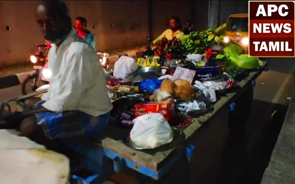 ஆவடி அருகே மாட்டு வண்டியில் சீர்வரிசை - கெத்து காட்டிய தாய்மாமன்