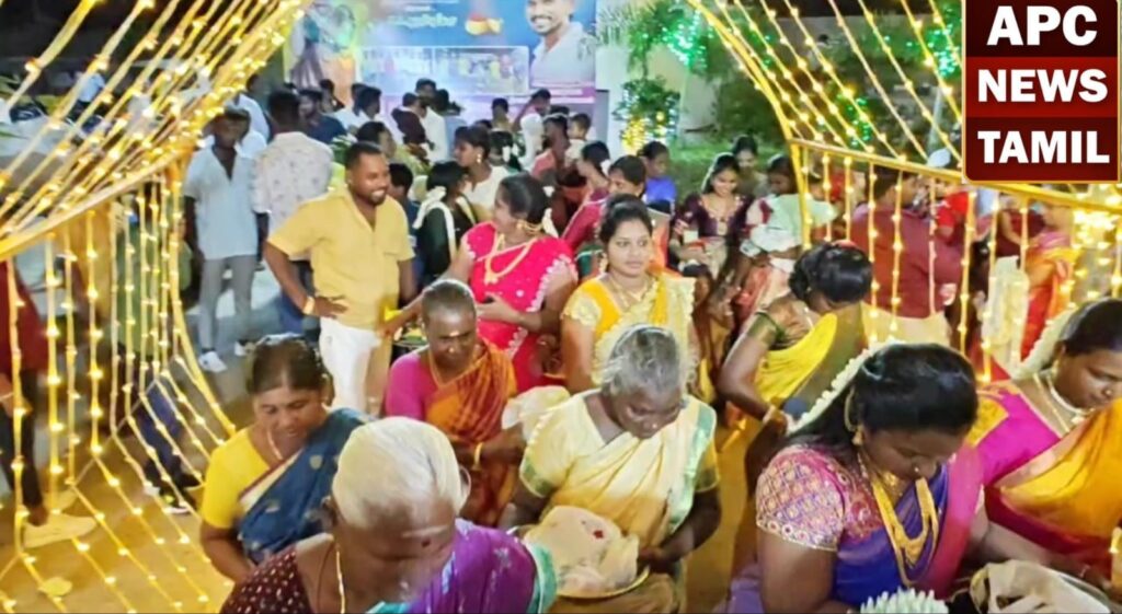 ஆவடி அருகே மாட்டு வண்டியில் சீர்வரிசை - கெத்து காட்டிய தாய்மாமன்