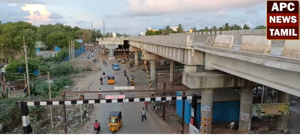 பட்டாபிராம் மேம்பாலம் பணி மந்தம் - பொதுமக்கள் அதிர்ப்தி