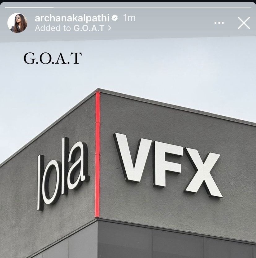 ஹாலிவுட் ரேஞ்சில் தயாராகும் 'கோட்' பட விஎஃப்எக்ஸ் காட்சிகள்!