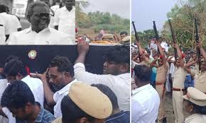 மறைந்த நாகை எம்.பி. எம்.செல்வராஜின் உடல் அடக்கம்