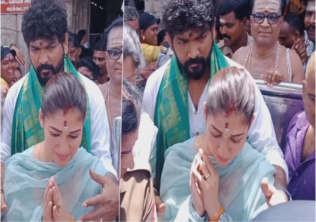 நயன் - விக்கி தம்பதி திருச்செந்தூர் முருகனை தரிசனம் செய்ய உதவிய யோகி பாபு!