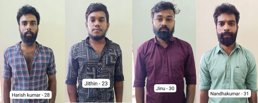 நெடுஞ்சாலையில் கார் வழிப்பறி வழக்கில் 12 பேர் கைது, 4 கார்கள் பறிமுதல்