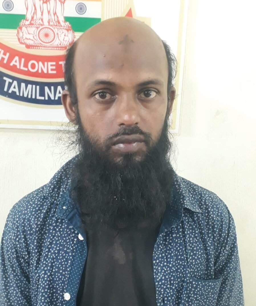 சென்னையில் பதுங்கி இருந்த பயங்கரவாதி கைது