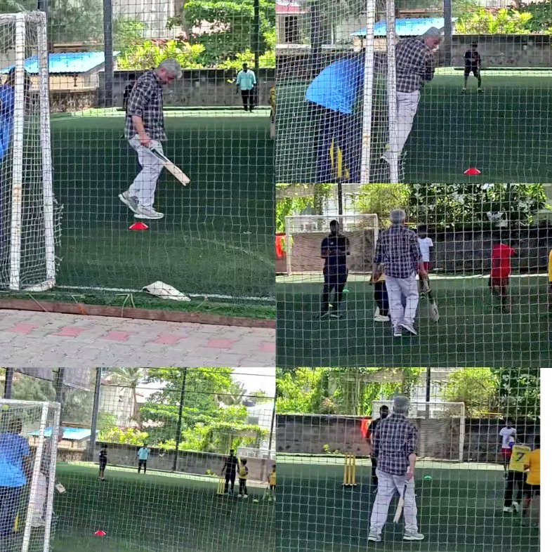 மகனுடன் கிரிக்கெட் விளையாடும் தல அஜித் .....வைரலாகும் புகைப்படங்கள்!