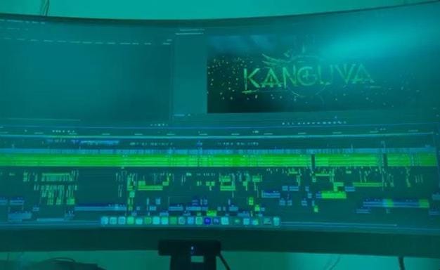 சூர்யா நடிப்பில் உருவாகும் 'கங்குவா'.... எடிட்டிங் பணிகள் தீவிரம்!