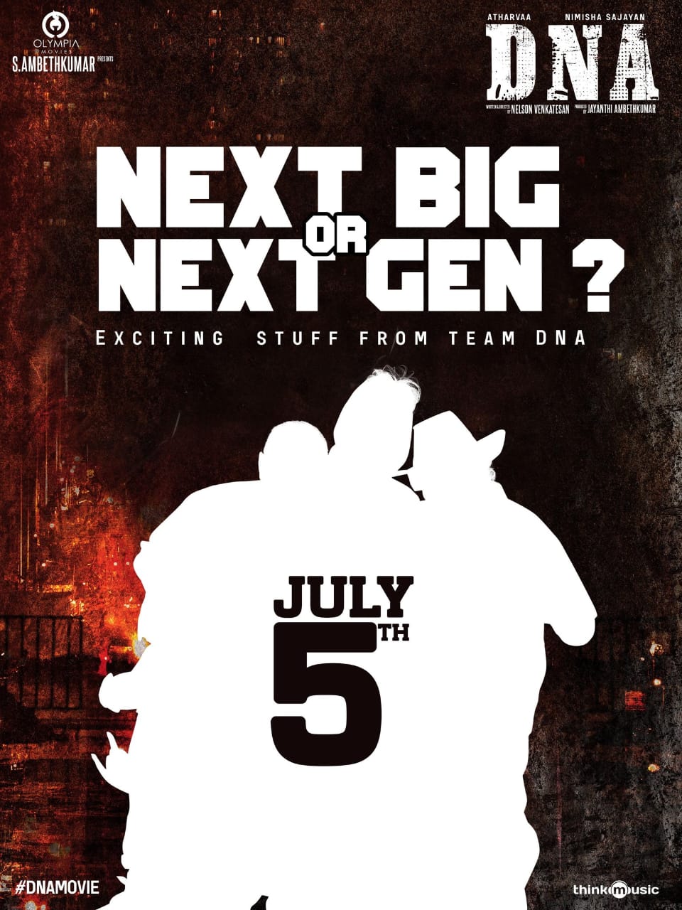 அதர்வா நடிப்பில் உருவாகும் 'டிஎன்ஏ'.... முக்கிய அறிவிப்பு!