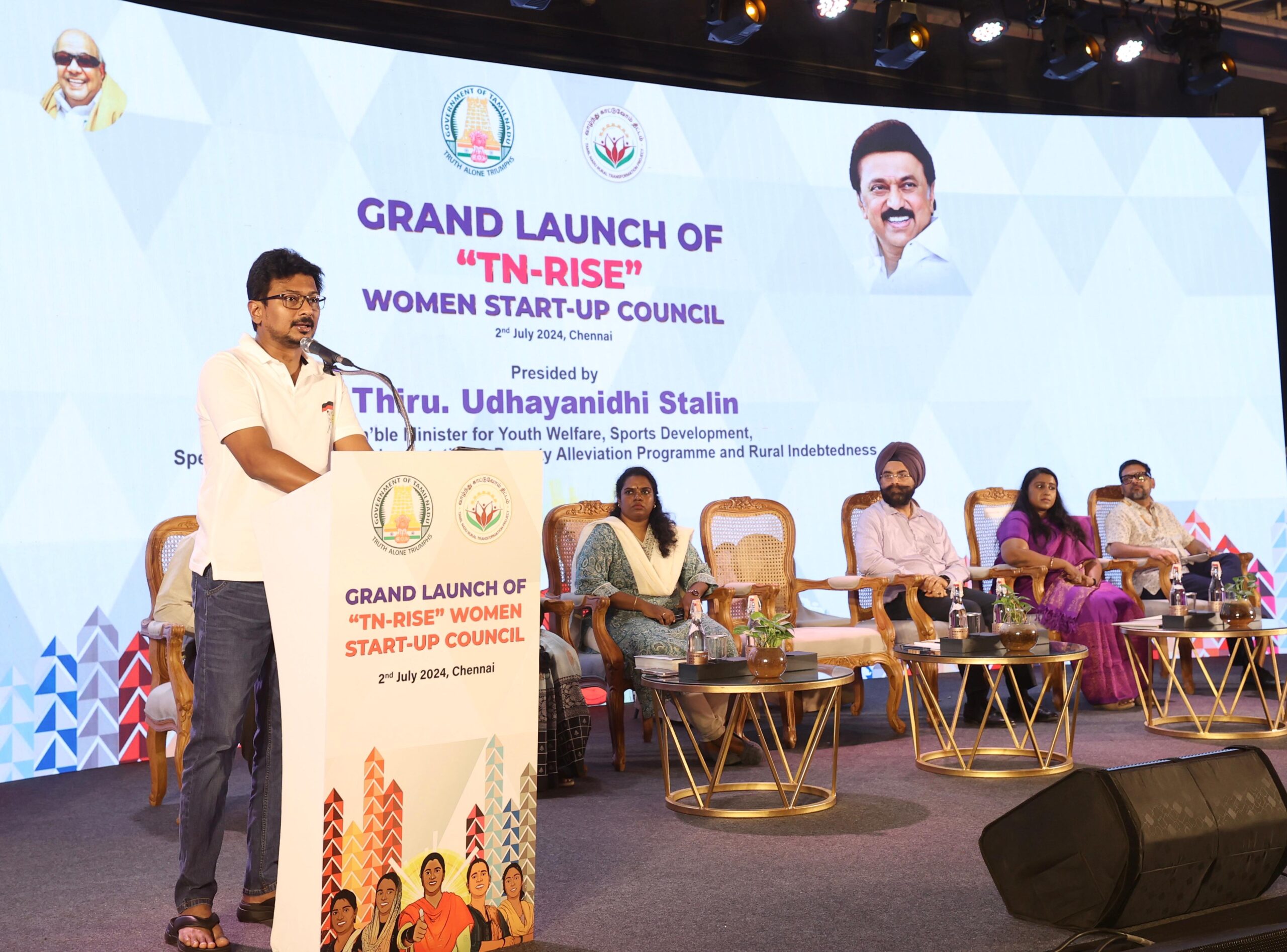 TN - RISE நிறுவனத்தை தொடங்கி வைத்த உதயநிதி
