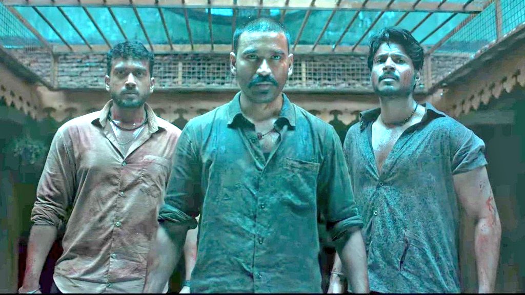 விஜய் சேதுபதியை தொடர்ந்து 50வது படத்தில் மாஸ் காட்டிய தனுஷ்..... 'ராயன்' பட திரை விமர்சனம்!