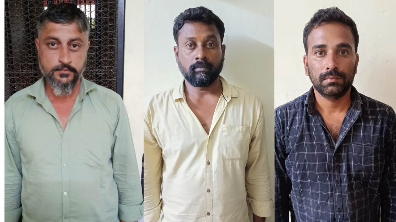 வீட்டு பத்திரத்தை பறித்த பாஜக நிர்வாகிகள் உட்பட மூன்று பேர் கைது