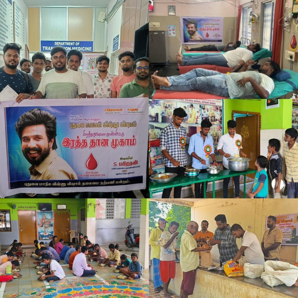 விஷ்ணு விஷாலின் பிறந்தநாளை முன்னிட்டு அவரது ரசிகர்கள் செய்த செயல்!