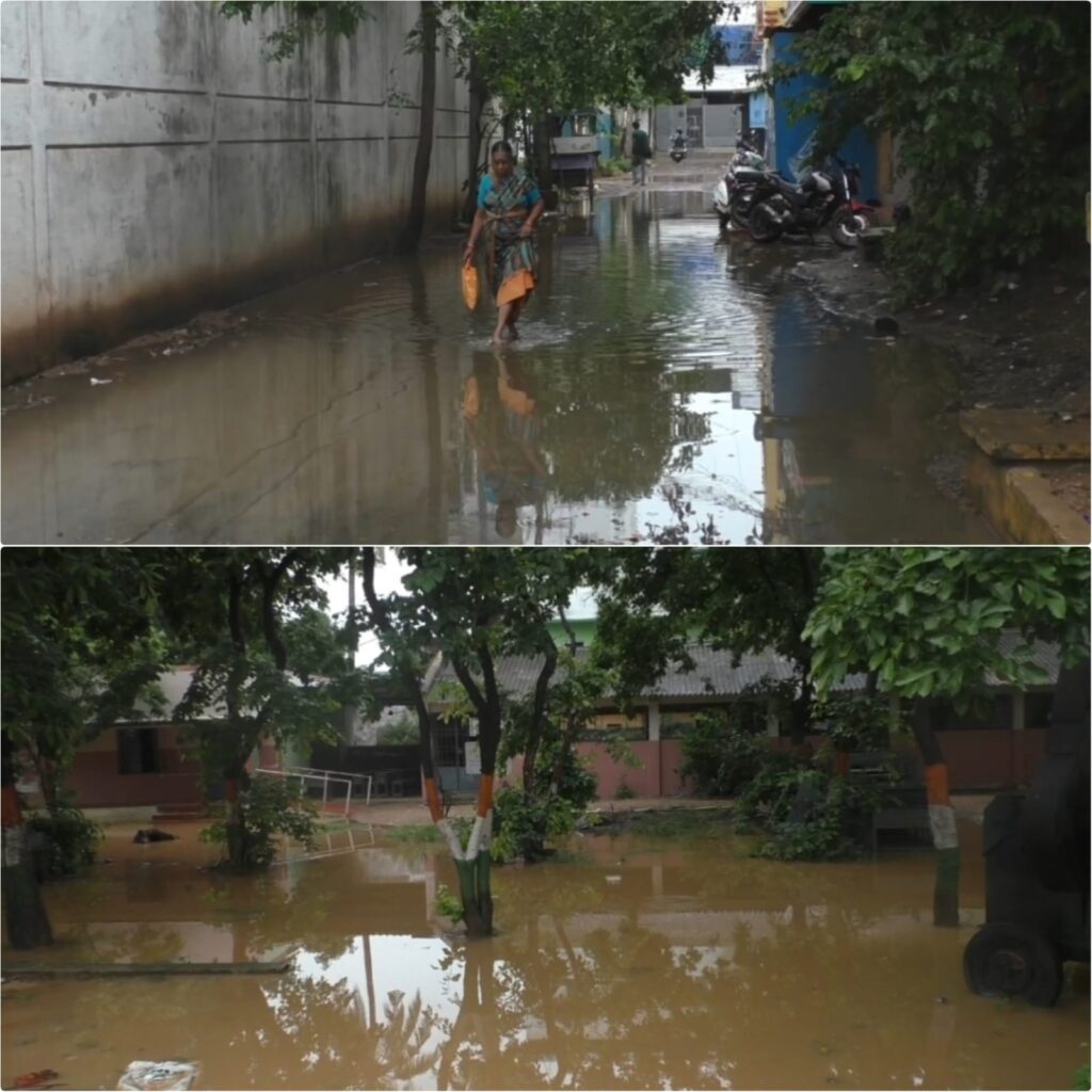 அதிகபட்சமாக ஆவடியில் 108 செ.மீ.  கனமழை