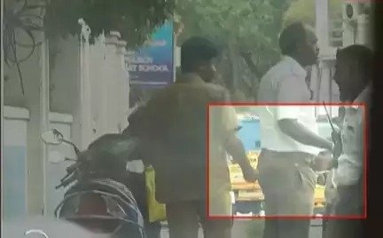 லஞ்சம் வாங்கிய 3 போக்குவரத்து போலீசார் சஸ்பென்ட்