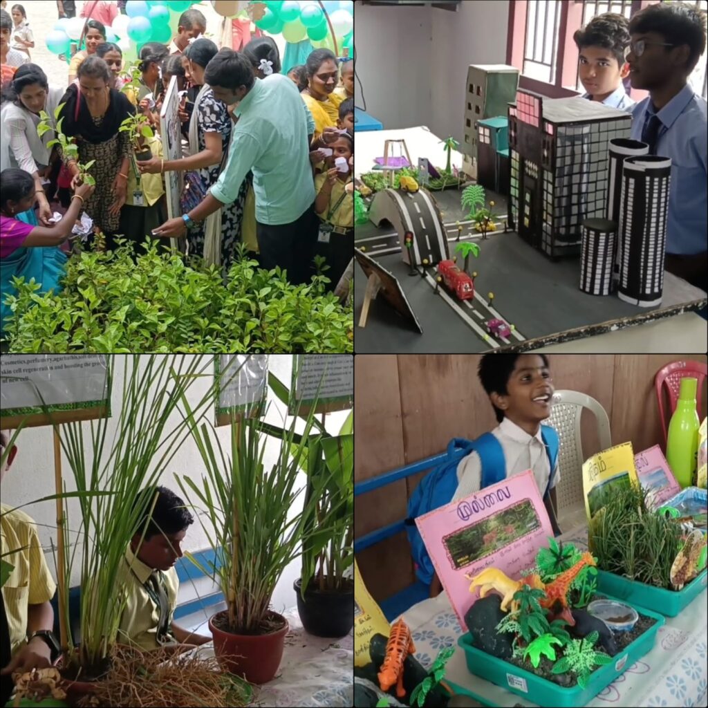 பட்டாபிராமில் நடைபெற்ற அறிவியல் மற்றும் கலை கண்காட்சி :அசத்திய மாணவர்கள்