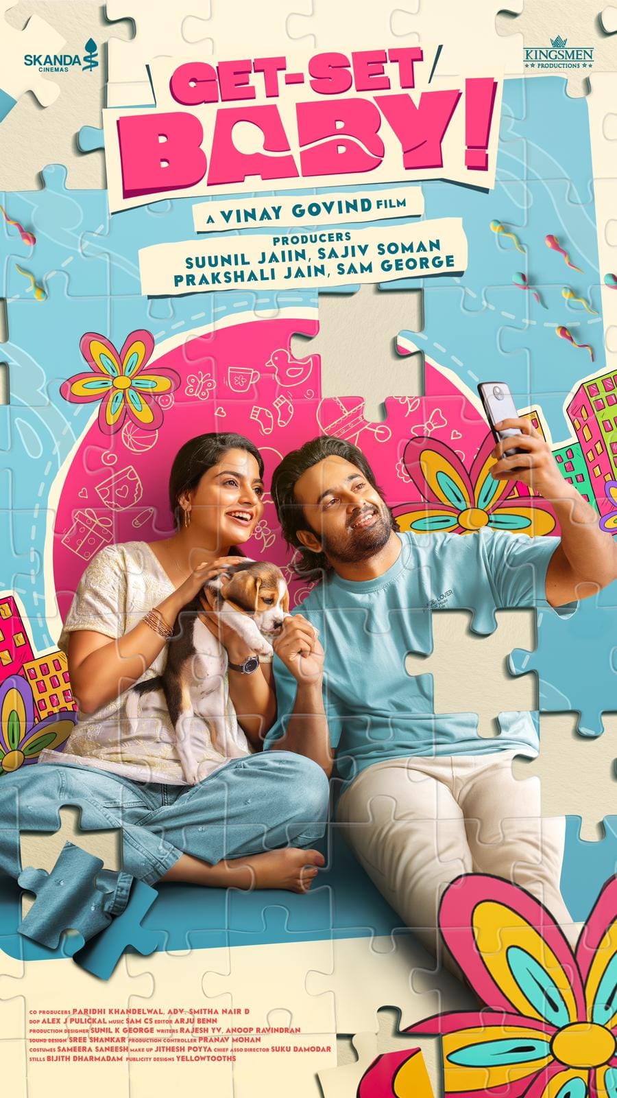 உன்னி முகுந்தன் நடிக்கும் 'கெட் - செட் பேபி'.... கவனம் ஈர்க்கும் ஃபர்ஸ்ட் லுக் போஸ்டர்!