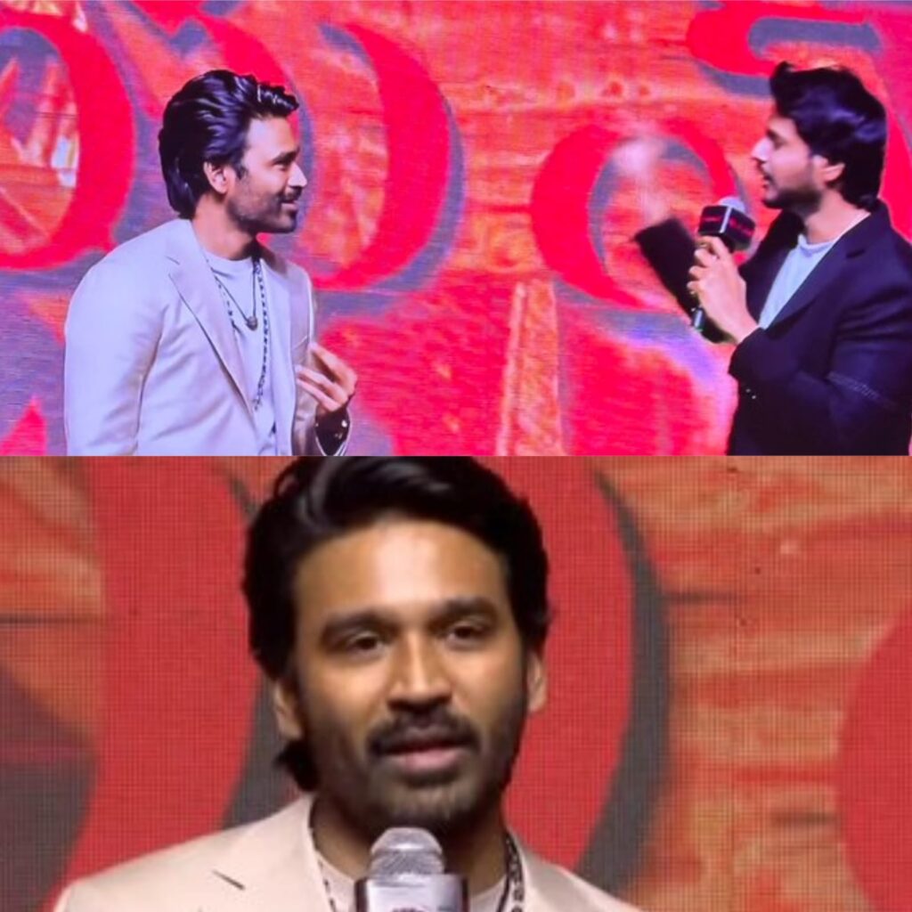 'ராயன் கதாபாத்திரத்திற்கு அவர்தான் சரியாக இருப்பார்'..... நடிகர் தனுஷ்!