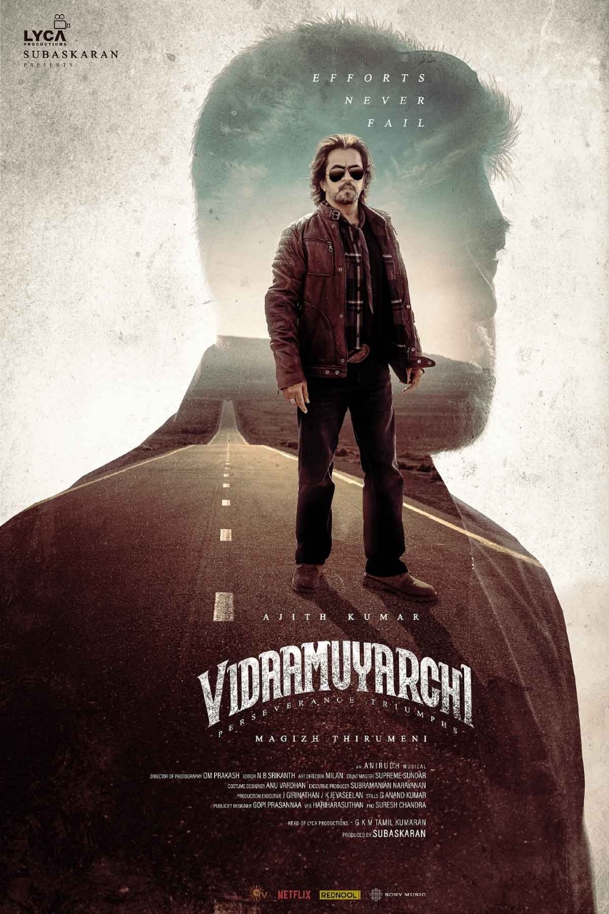 'விடாமுயற்சி' படத்திலிருந்து புதிய போஸ்டர் வெளியீடு... யாருடைய போஸ்டர் தெரியுமா?