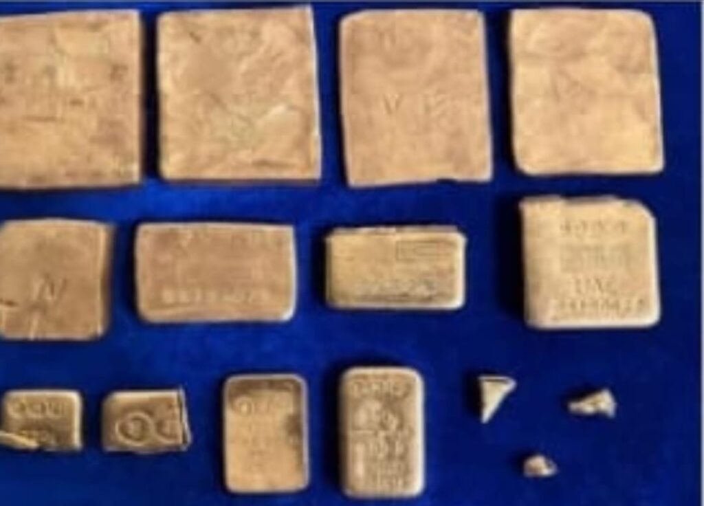 சென்னை விமானநிலையத்தில் ரூ.6 கோடி மதிப்புள்ள 8 கிலோ தங்கம் பறிமுதல்- 9 பேர் கைது