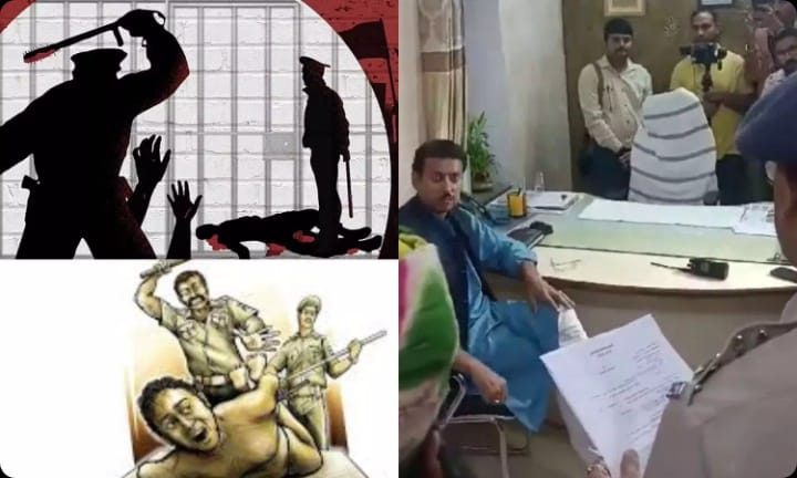 ராணுவ வீரரை நிர்வாணப்படுத்தி அடித்துத் துன்புறுத்திய போலீஸ்